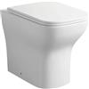 WC filo muro Tulipano ceramica bianco lucido