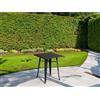 - Tavolo alto da giardino in lamiera nero 60x60xH73 cm