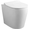 Wc Filo muro in ceramica Genziana bianco lucido