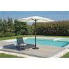Ombrellone da giardino a palo centrale Ø 300 cm ecrù