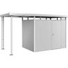 Biohort Tetto laterale per casetta giardino HighLine 2 argento 150x195x222 cm