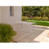 Tavolo da giardino Tenerife in metallo e plastica 156x78x74 cm