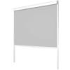 Tenda avvolgibile Calicantus Zip Screen bianco in Textilen grigio 4 m