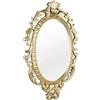 Mirrors and More Specchio da parete Sissi nero oro 45x73 cm