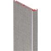 Pannello aggiuntivo porta Maya stampa 3D Tessuto Grigio + 17,5 cm