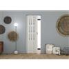 Porta a soffietto Maya Vetrata in PVC stampa 3D 83,5x214 cm palissandro bianco