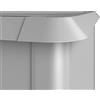 Biohort Protezione antilumaca Biohort per aiuola rialzata 1x0,5 m Argento met