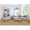 Pavimento SPC Felica marrone grigio sp 5 mm 121,9x17,8 cm
