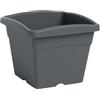 Vaso Festo Plastecnic 35 cm grigio fumo light