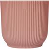 Coprivaso in plastica riciclata Ehlo Vibes Fold Ø 22 x H 20 cm rosa chiaro