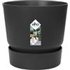 Elho Vaso Elho Greenville Round Nero Ø 19 x B 19 x H 18 cm esterno