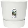 Elho Vaso Elho Greenville Round Bianco Ø 24 x B 24 x H 23 cm esterno