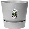 Elho Vaso Elho Greenville Round Grigio Ø 24 x B 24 x H 23 cm esterno