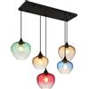 Globo Sospensione Sander 5 luci 860x390x1200 mm