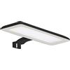 Lampada Led per specchio bagno Nikita nera 300x32x161 mm