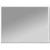 Specchio per bagno Megan nero 100x80 cm