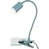 Briloner Lampada da tavolo LED Kleks 290 lm bianco caldo 40x10 cm blu