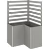 Biohort Sostegno per piante Biohort per forma a L 100 cm Grigio quarzo met 2 pz