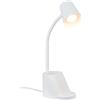 Briloner Lampada da tavolo Pahu H 34,3 cm bianco