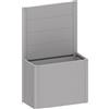 Fioriera frangivista Belvedere Biohort 100 cm Argento met
