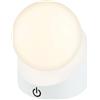 Briloner Lampada da tavolo LED Sora 150 lm bianco caldo H 10 cm bianco