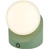 Briloner Lampada da tavolo LED Sora 150 lm bianco caldo H 10 cm lime