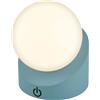 Briloner Lampada da tavolo LED Sora 150 lm bianco caldo H 10 cm blu