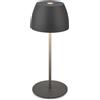 Lampada da tavolo LED Serina Mini 150 lm bianco caldo Ø 8 x 20 cm antracite