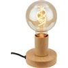 Briloner Lampada da tavolo Teepu Ø 10 cm legno