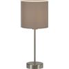 Brilo Lampada da tavolo Fabric H 38,5 cm marrone