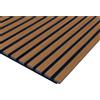 FN Acustico Pannello fonoassorbente decorativo rovere scuro grezzo 240x57,2 cm Sp. 19 mm