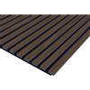 FN Acustico Pannello fonoassorbente decorativo noce scuro grezzo 240x57,2 cm Sp. 19 mm