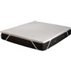 Topper Memory Premium matrimoniale in Memory Foam 160x190 cm bianco