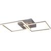 Plafoniera LED Trail 2500 lm bianco neutro 60x7x35 cm titano