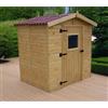 Casetta da giardino in legno sp 16 mm H204xL180xP187 cm