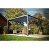 Pergola bioclimatica in alluminio 3630 antracite 360x300 cm