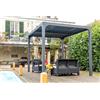 - Pergola bioclimatica in alluminio 2430 antracite 240x300 cm