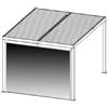 Tenda accessoria per pergola bioclimatica 2430 e 3630 antracite