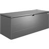 Biohort Baule da esterno Stylebox Biohort 210 Grigio scuro 207x81x80 cm