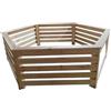 - Rivestimento in legno esagonale abete massiccio Ø180-205