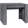 Console allungabile Baku cemento 78x54 cm
