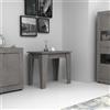 Consolle allungabile Natron cemento 50x90 cm