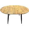Tavolo allungabile da pranzo Cordelia rovere 120x120x75 cm