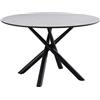 - Tavolo rotondo Logan cemento 12x120x76 cm