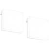 Briloner Applique LED Aniani 660 lm bianco neutro 80x80x35 cm bianco 2 pz