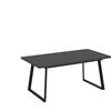 - Tavolo allungabile da pranzo Lavinya ossido 170x90x75 cm