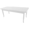 Tavolo allungabile da pranzo Verona bianco 140x80x78 cm