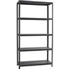 Scaffale in metallo 5 piani in kit a bulloni 100x40xH187 grigio