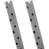 - Coppia di montanti tubolari per scaffale ad incastro H 240 cm grigio