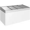 Biohort Semenzaio per aiuola rialzata Biohort 2x1 m Argento metallizzato